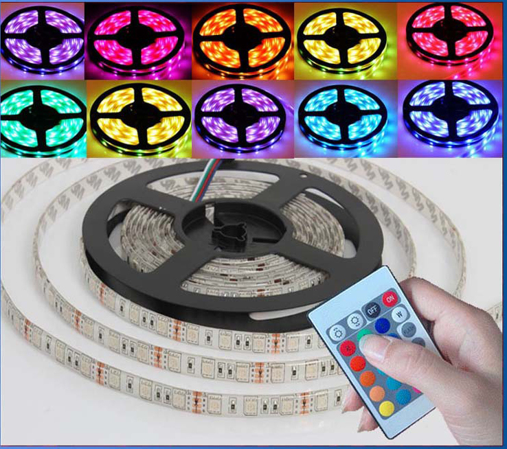 LED Rope Light/Waterproof RGB Flexible LED Strip Light (5050/30 LEDs)