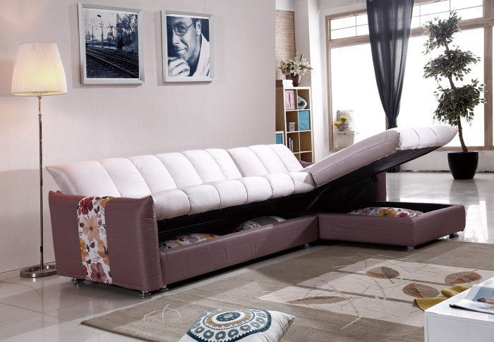 Hot Products Corner Sofa Bed with Storage Box