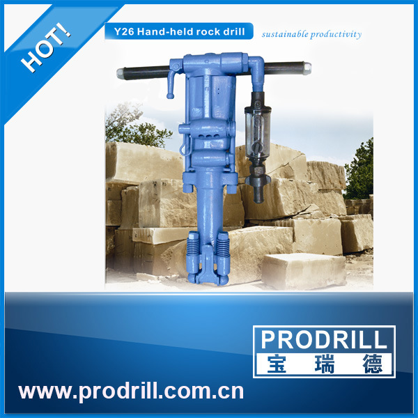 Portable Y24/Ty24c/Yt28/Y26/Y19A Quarring Demolition Pneumatic/Hand Hold/Air Leg Rock Drill for Secondary Crushing