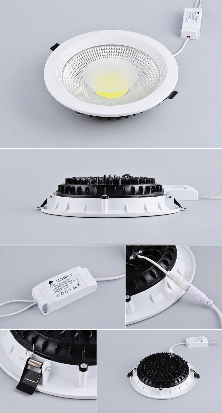 Super Bright Recessed Dimmable COB LED Downlight