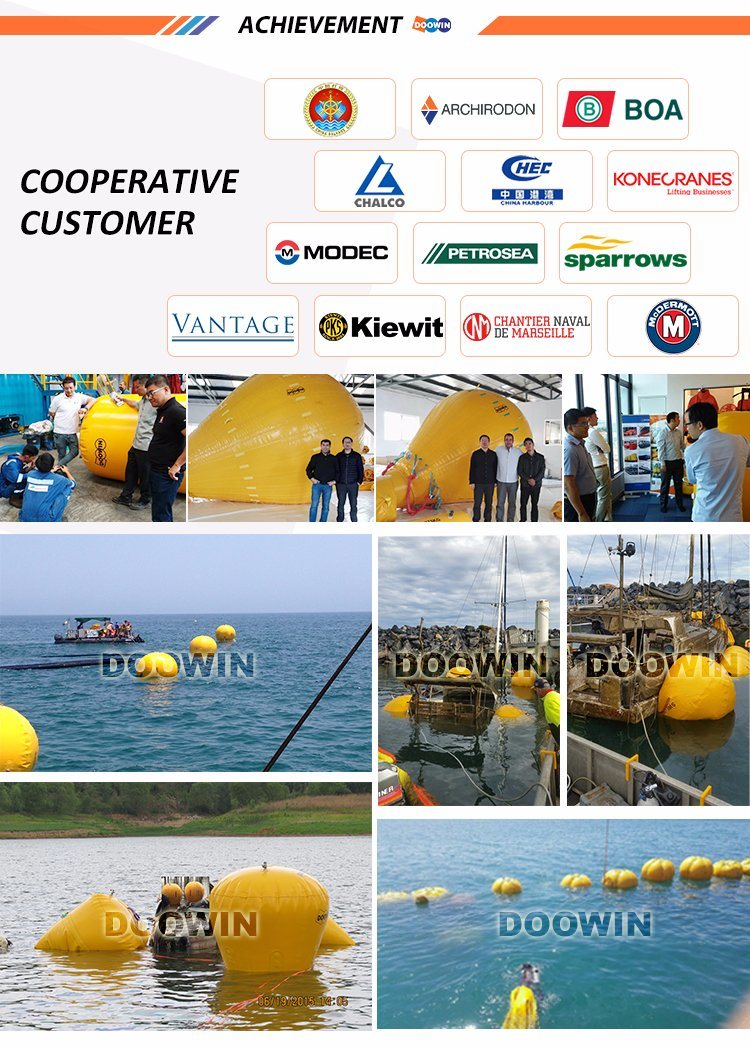 Enclosed Parachute Type Air Lift Bags for Marine Salvage