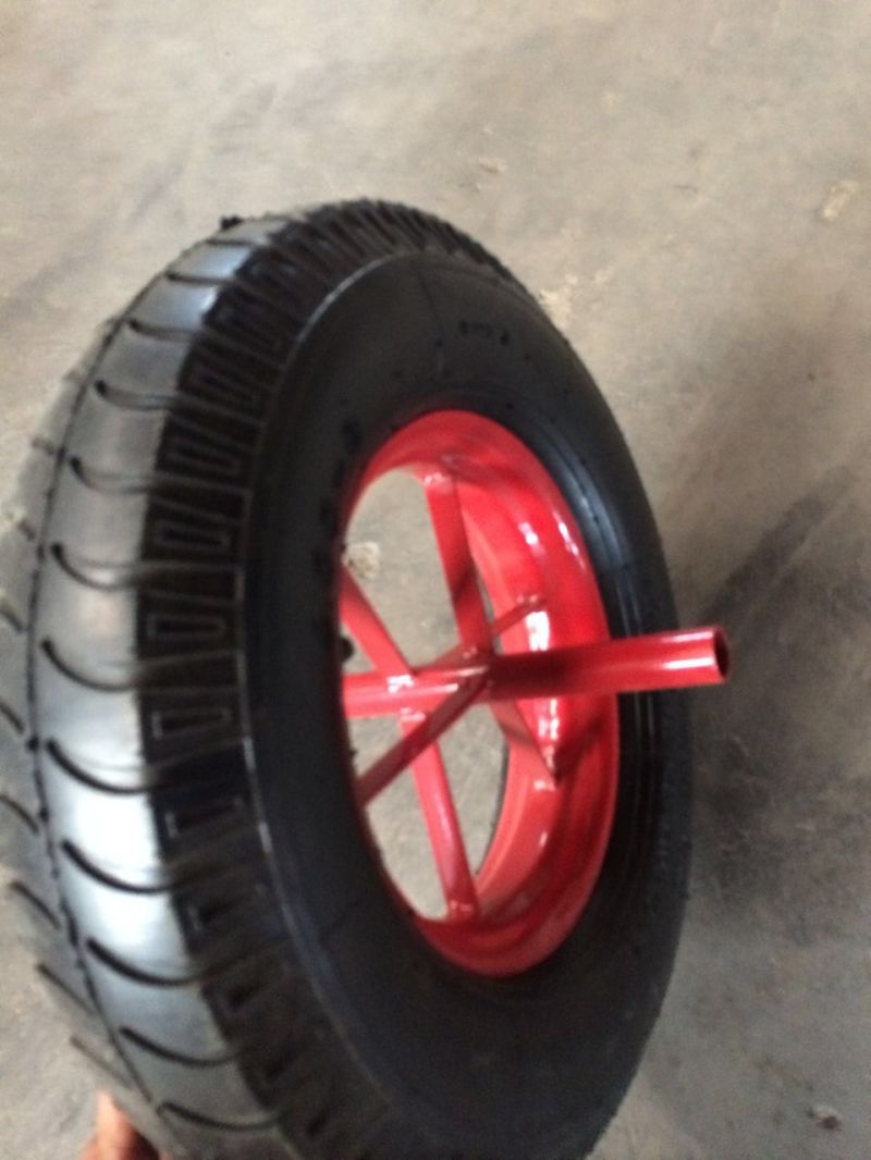 High Quality Solid Wheel with Plastic or Metal (SR1105)