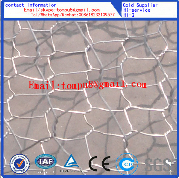 PVC Coated and Galvanized Hexagonal Wire Mesh