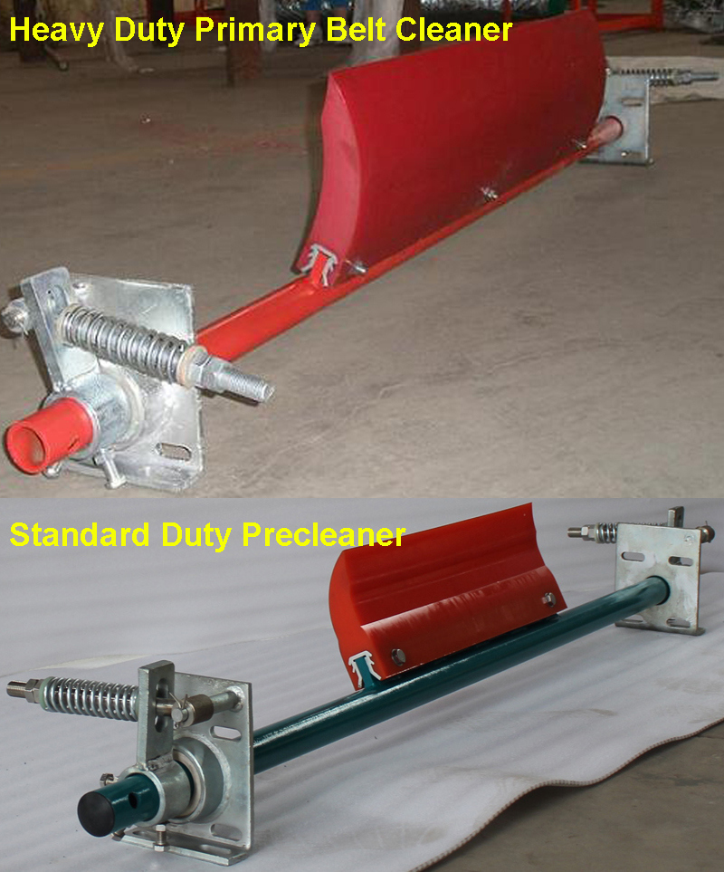 Head Pulley Conveyor Belt Precleaner