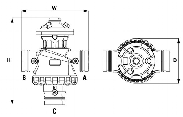 3-Way & 2-Chamber Control Valves