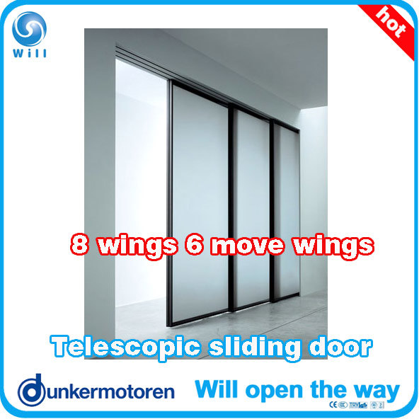 8 Wings 6 Move Wings Telescopic Sliding Door