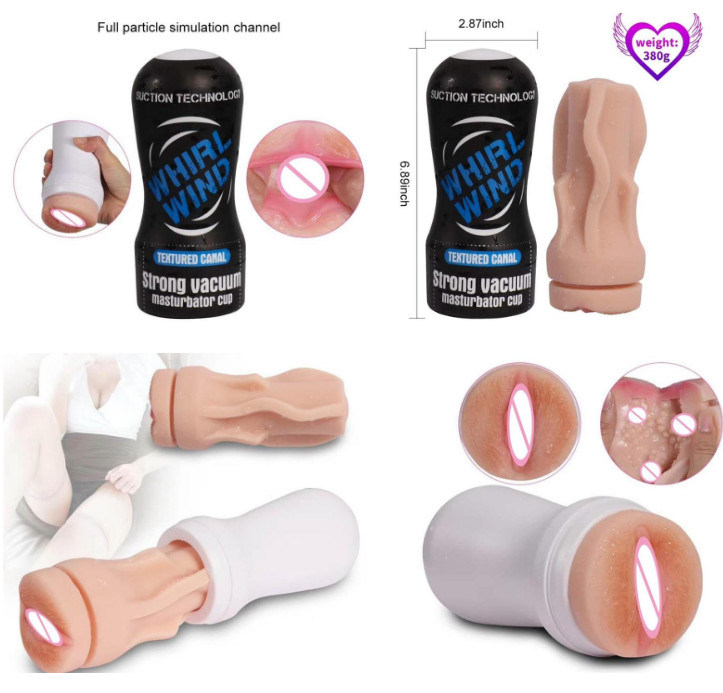 Heath Care Adult Products Male Masturbation Artificial Vagina Pocket Pussy Aircraft Cup
