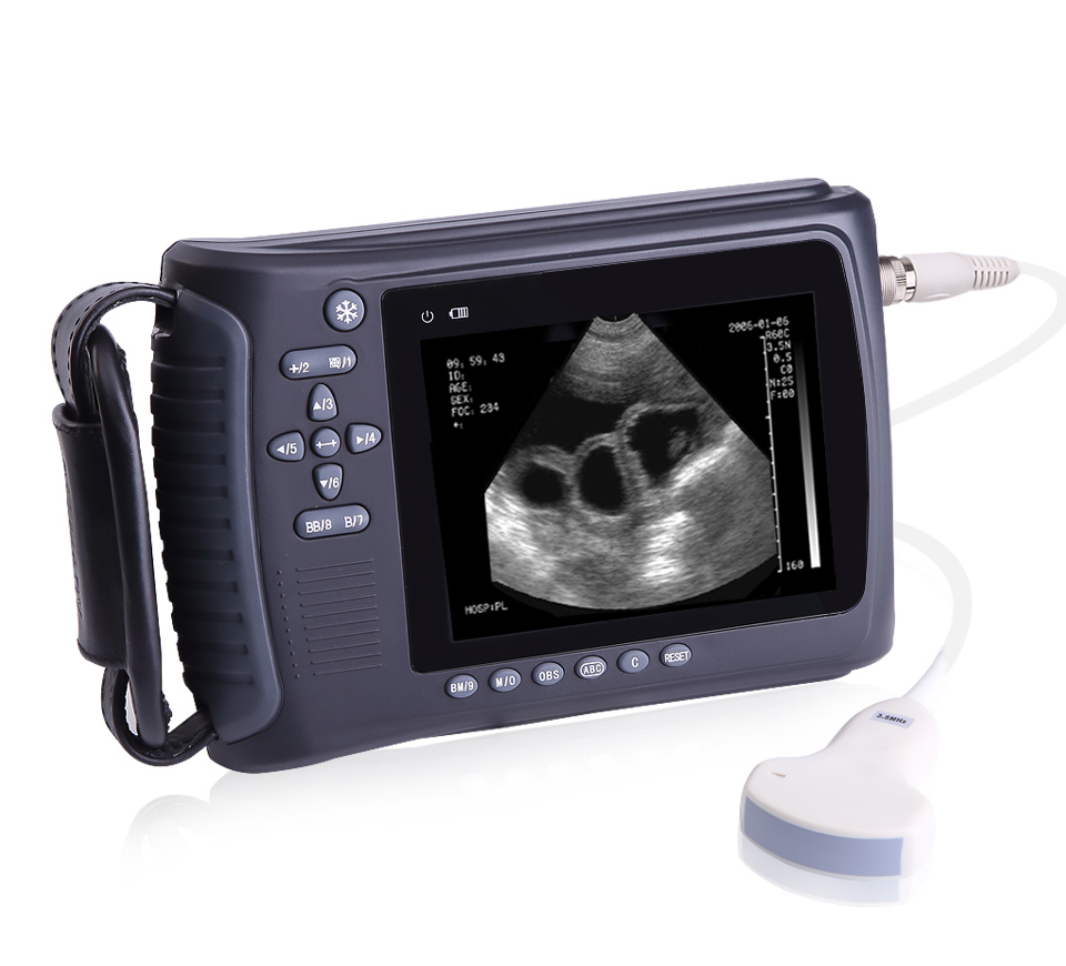 High Quality Mini Veterinary Ultrasound/Handheld Vet Ultrasound System to Cattle, Portable Pig Pregnancy Ultrasound Scanner -Mslvu22