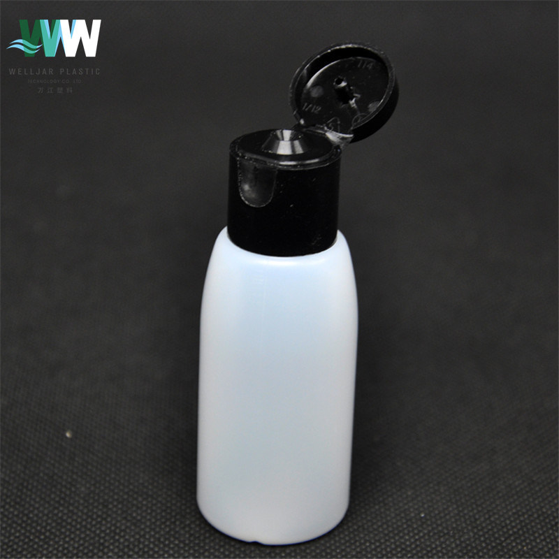 Empty Moisture Plastic Nail Polish PE Bottle with Flip Cap