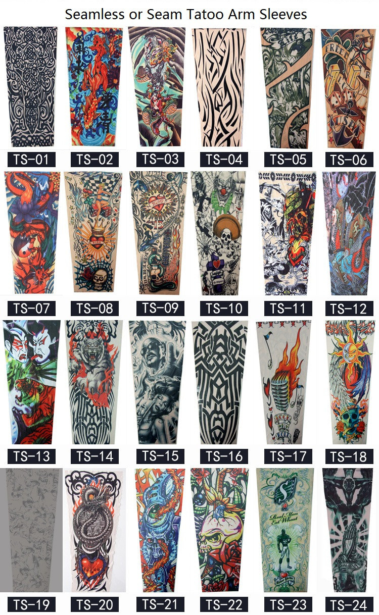 Promotional New Fashion Body Art Accessories Tattoo Sleeves