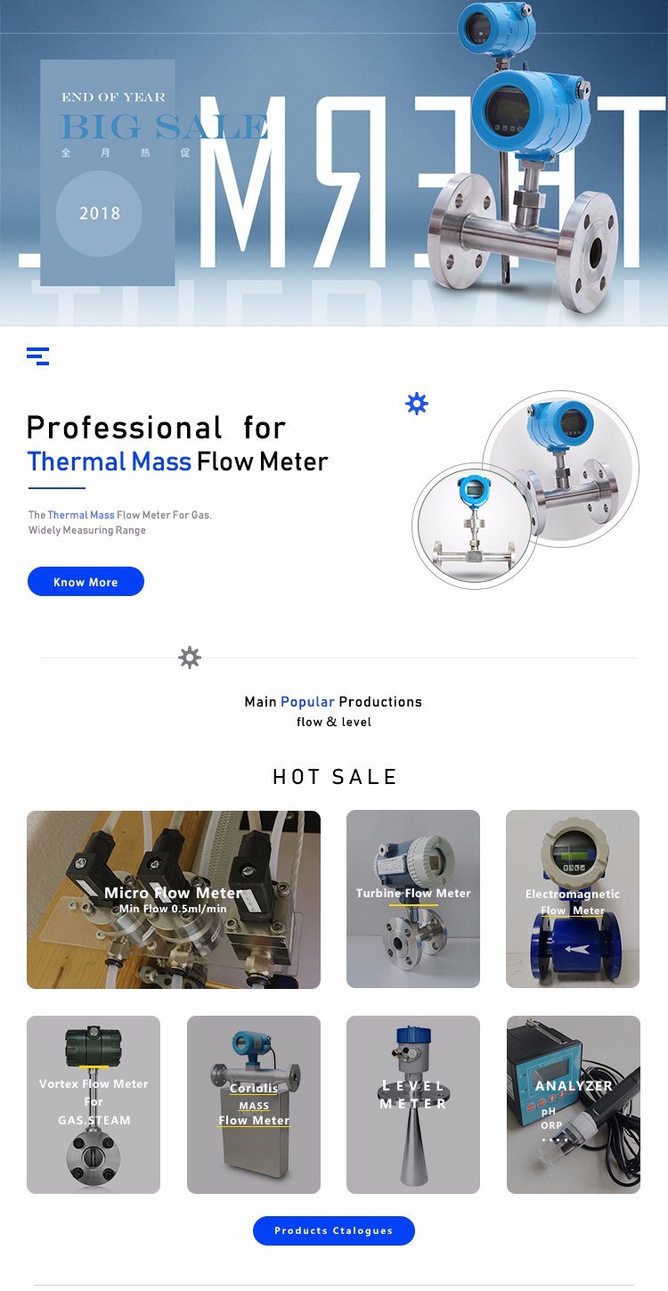 Insert-Type Thermal Mass Gas Flowmeter