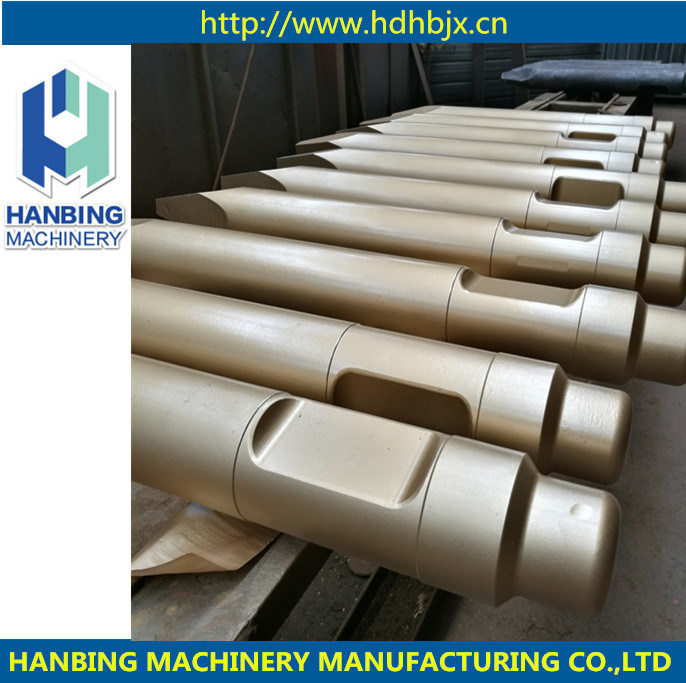 Cincel hidráulico martillo rompe rocas / cónico / pirámide / herramientas contundentes