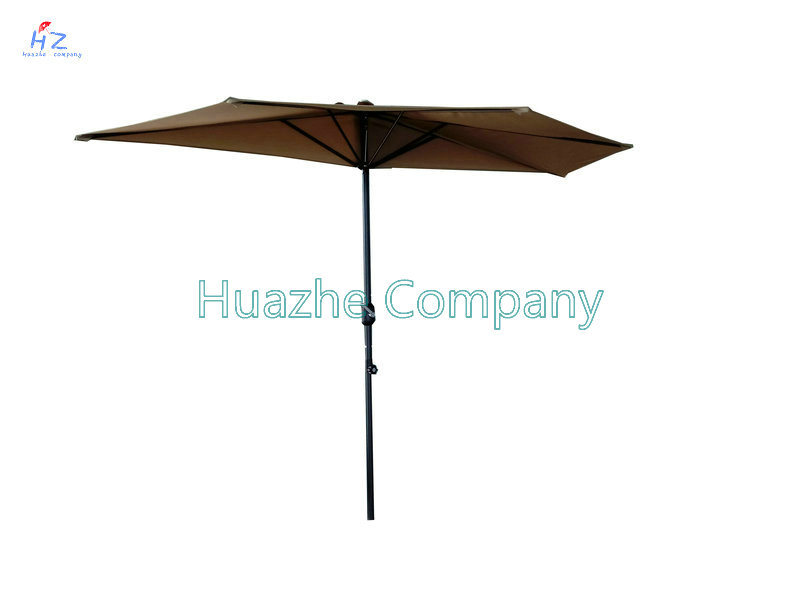 Hot Sale 9ft 5 Ribs Half Umbrella Garden Umbrella Outdoor Umbrella