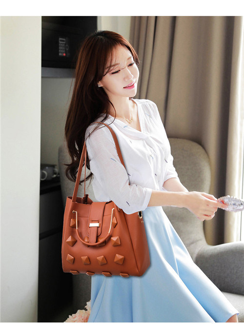 2018 New Wholesale Women Handbag Set Leather Bags Lady Handbag