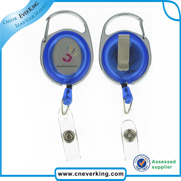 Heavy-Duty Retractable Badge Reel with Reinforced Metal Strap