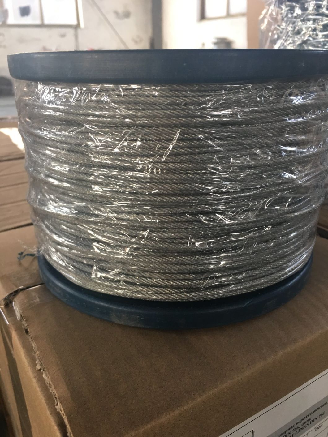 Reel Packaged 7X7 Galvanized Steel Wire Rope for Crane