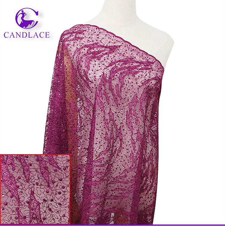 New Arrival Chemical Lace Embroidery Fabric for Lady