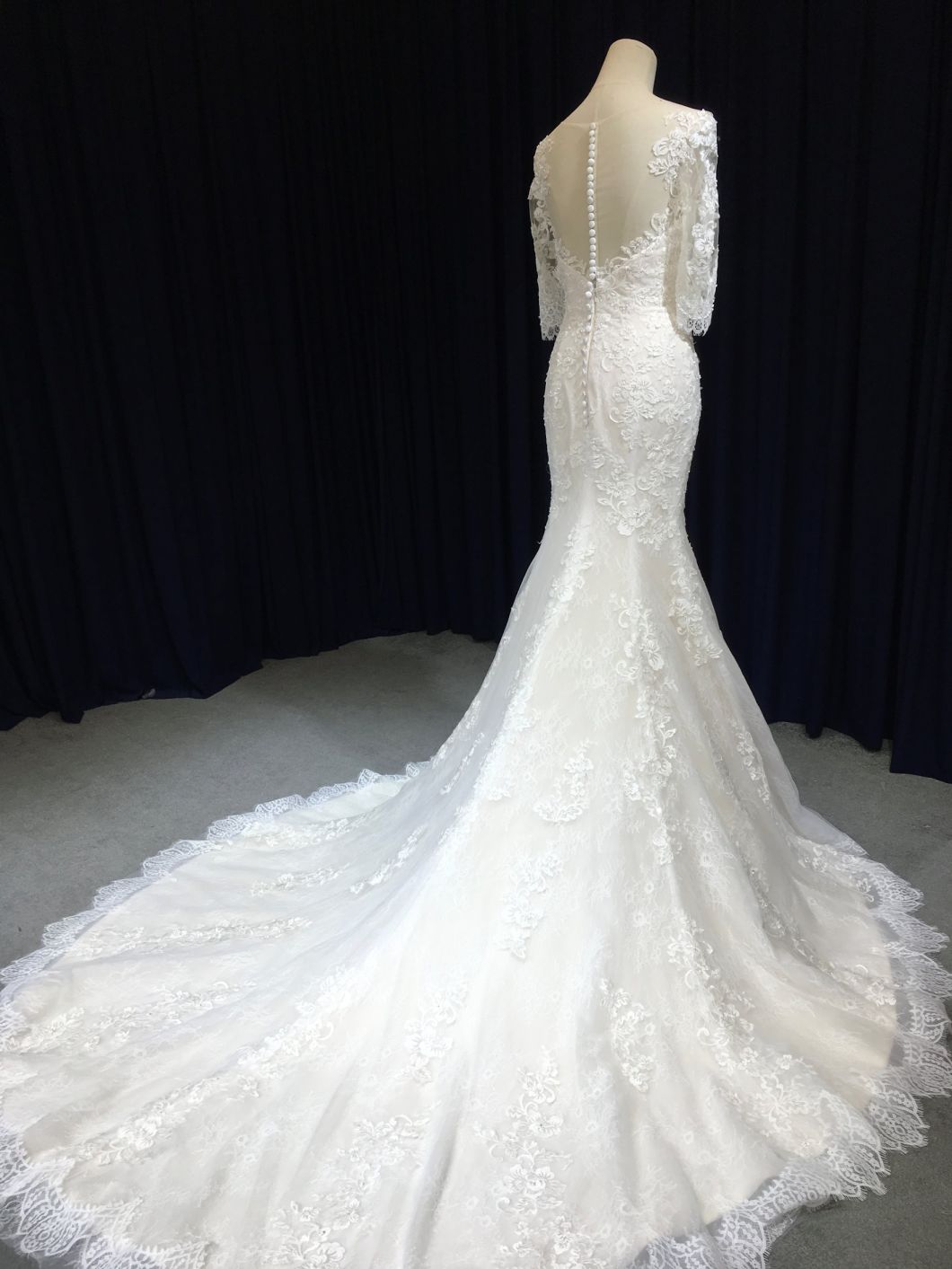 New Arrival Mermaid/Trumpet Lace Wedding Dress