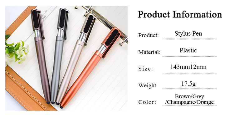 Custom Logo Promotional Plastic Touch Screen Highlighter Ballpoint Pen (LT-E016)