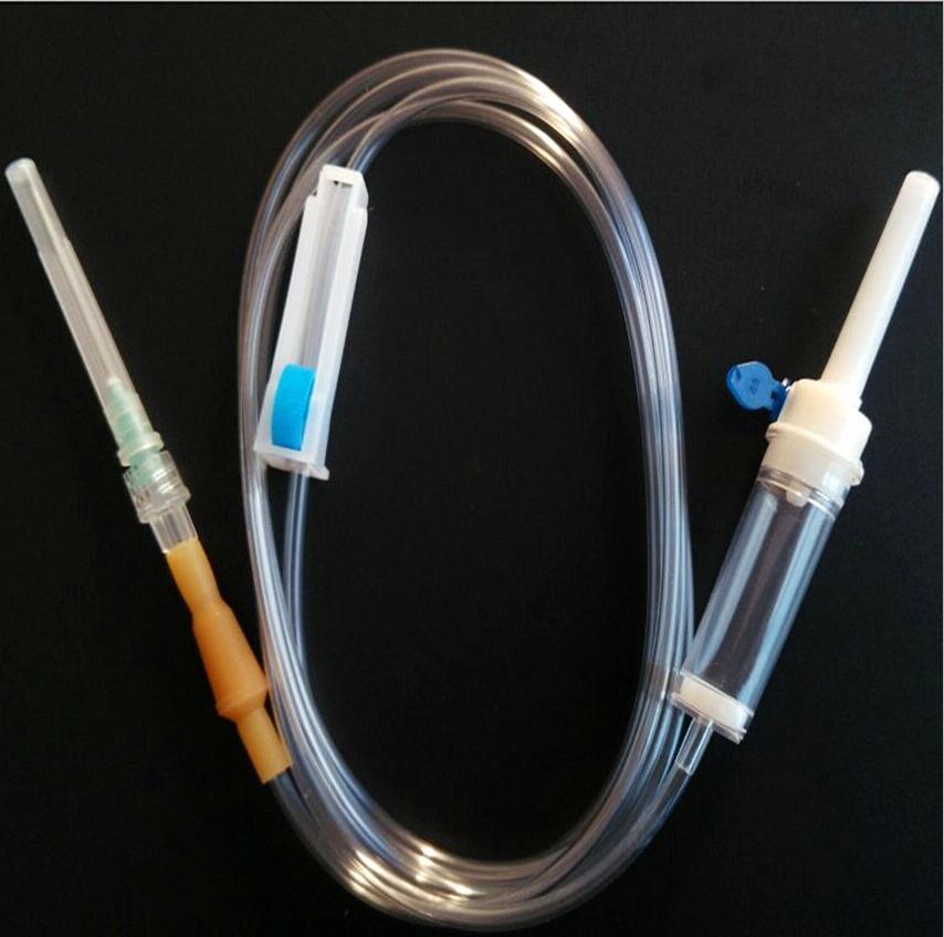 Parts of IV Infusion Set Luer Lock Y Site