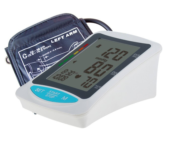 Arm Type Large LCD Digital Blood Pressure Monitor, Sphygmomanometer