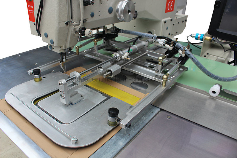 Automatic Industrial Computer Back Pocket Attaching Pattern Sewing Machine