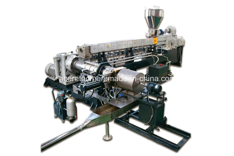 Two Stage Plastic Extruder for PVC Cable Material Compounding