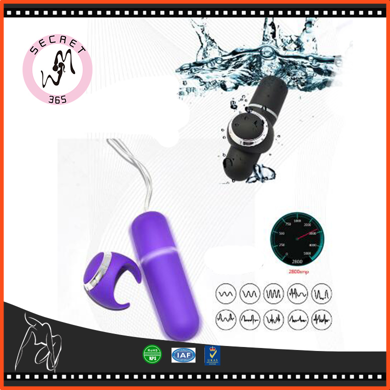 Rechargeable 36 Frequency Vibrating Jump Egg Double Eggs Bullet Vibrator