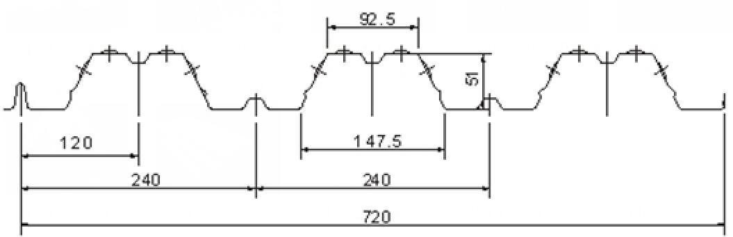 Galvanized Metal Floor Decking Sheet