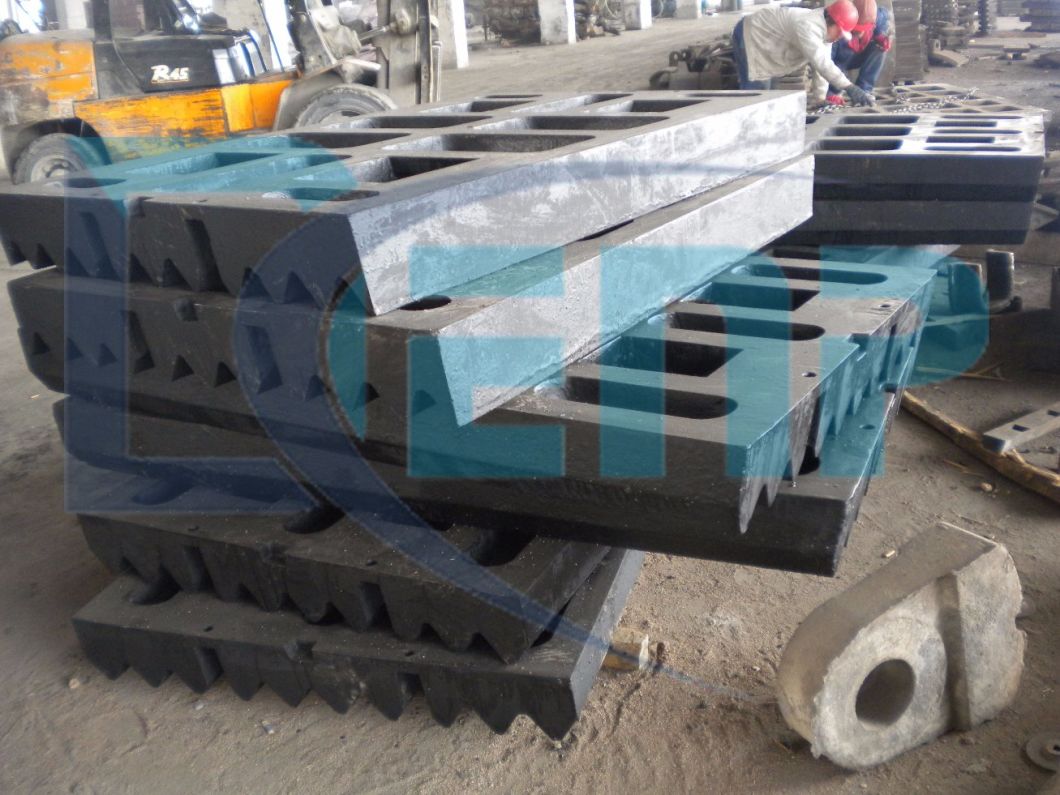 Wear Resistant Jaw Plate, Crusher Resistant Plate, Jaw Crusher Plate