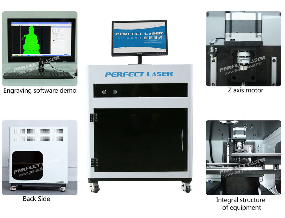 Photo Crystal Glass Medal Trophy 3D Laser Engraving Machine Price