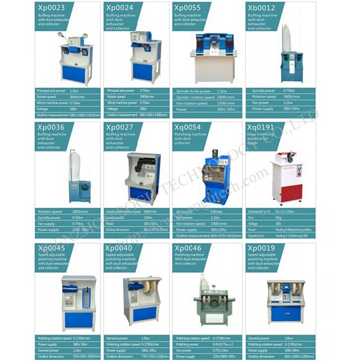 XP0036 Box Type Dust Collecting Toe Cap Grinding Machine