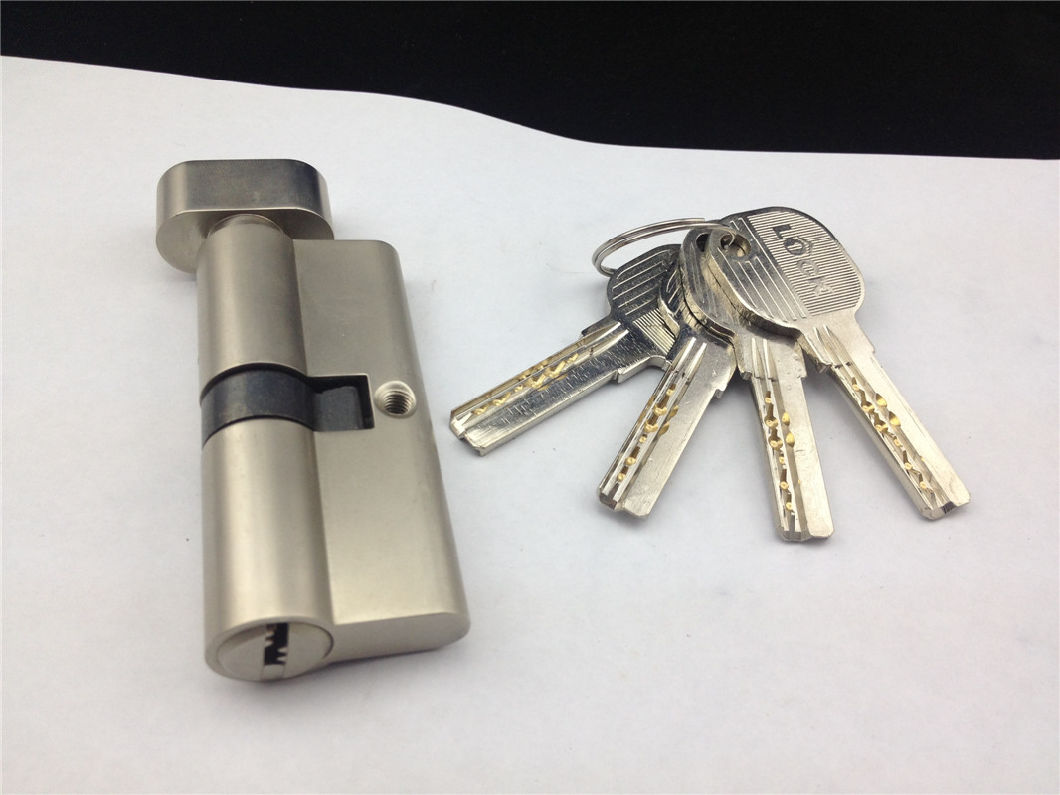 Good Quality Euro Standard Computer Key Brass Cylinder