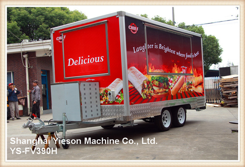 Ys-Fv390h High Quality Food Vans for Sale Catering Trailers for Sale