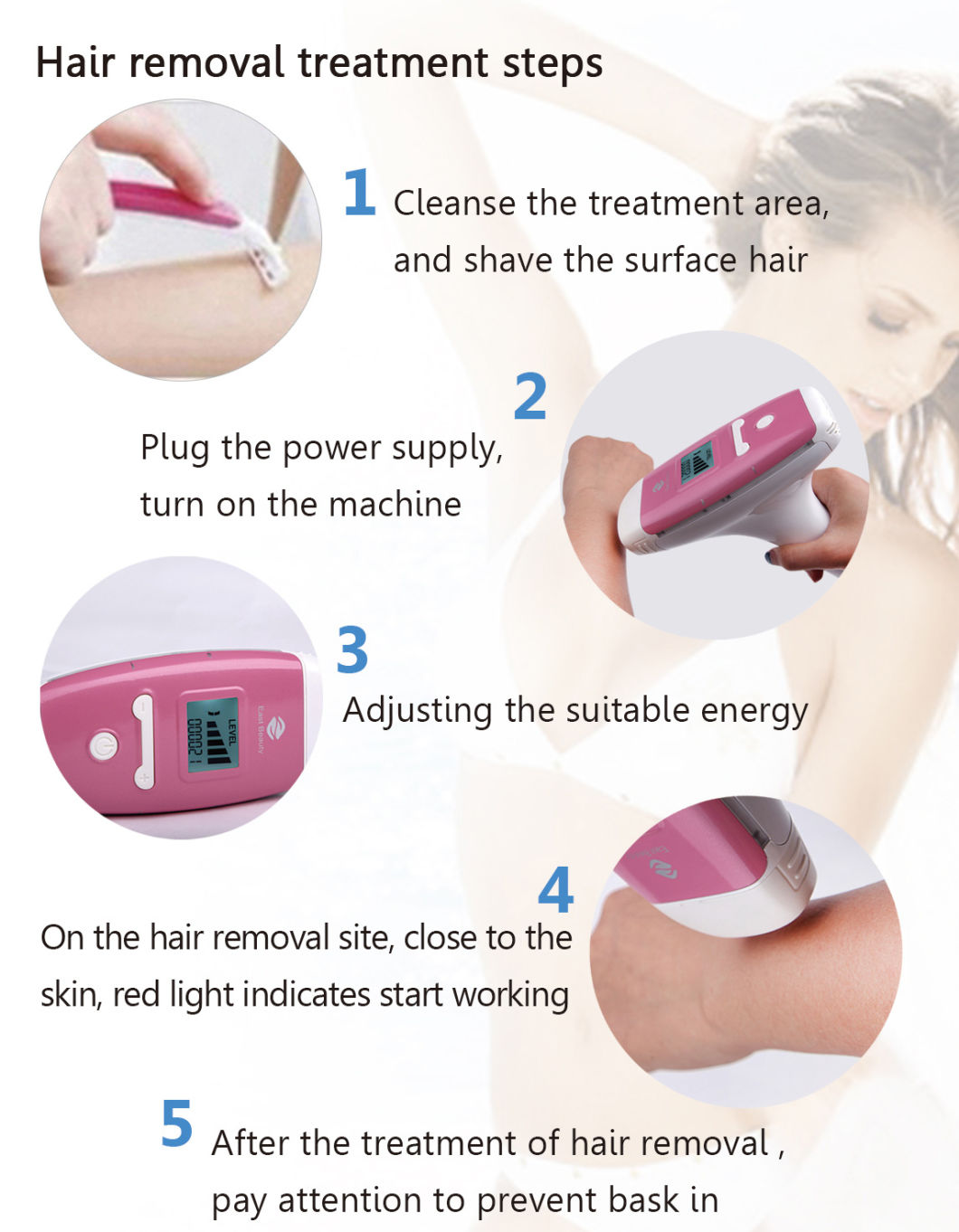 Mini IPL for Hair Removal-Home Use