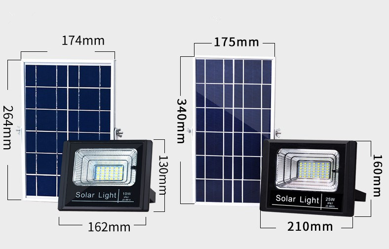 2018 Solar Garden Light Outdopor 50W 60W Solar LED Flood Light with Remote