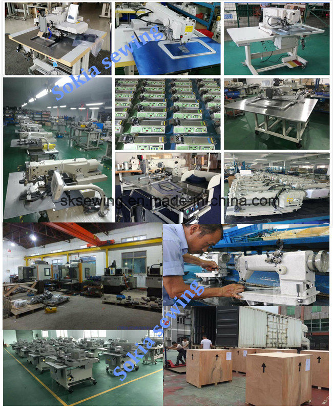 Clothing Factory Fully Automatic Template Single Head Pattern Sewing Machine