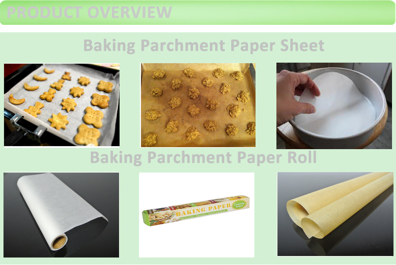 15 Inch Width Non-Stick Unbleached Parchment Paper for Food Baking