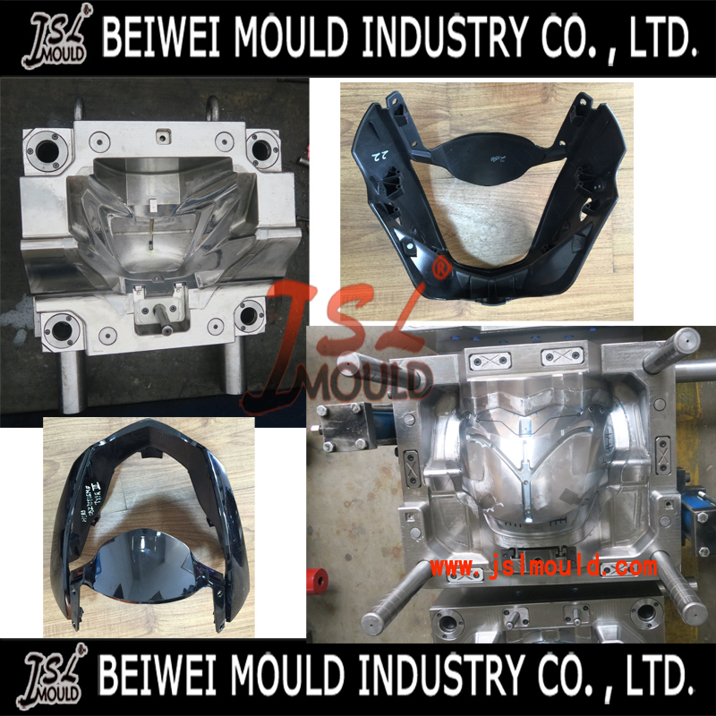 Customized Injection Plastic Headlight Visor Cover Mould for Motorcycle