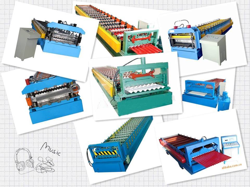 Corrugated Sheet Roll Forming Machine From China