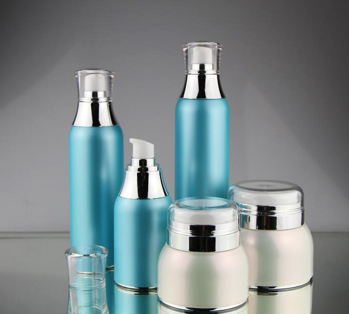 Empty Portable Cosmetic Plastic Airless Vacuum Pump Bottle