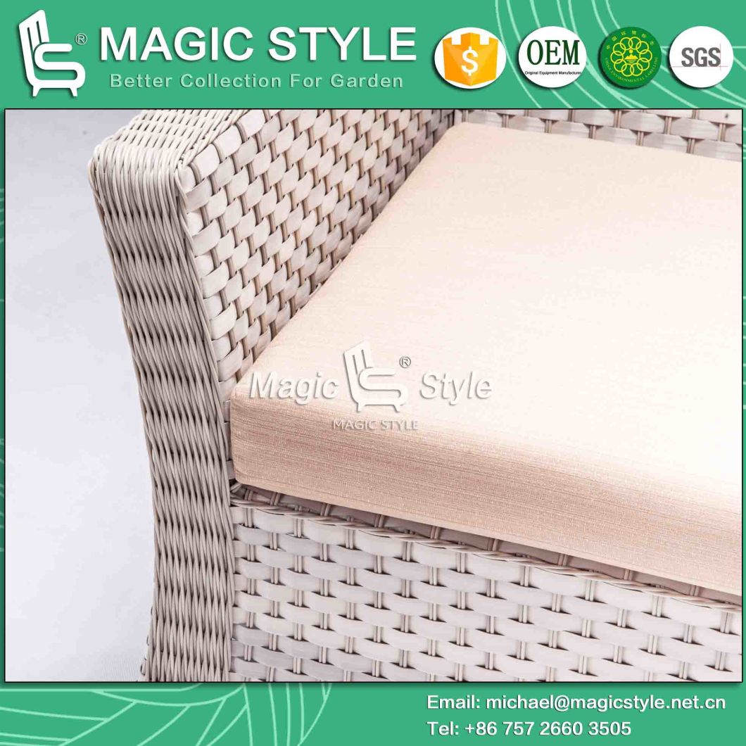 New Design Wicker Sofa Set Rattan Sofa with Cushion (Magic Style)