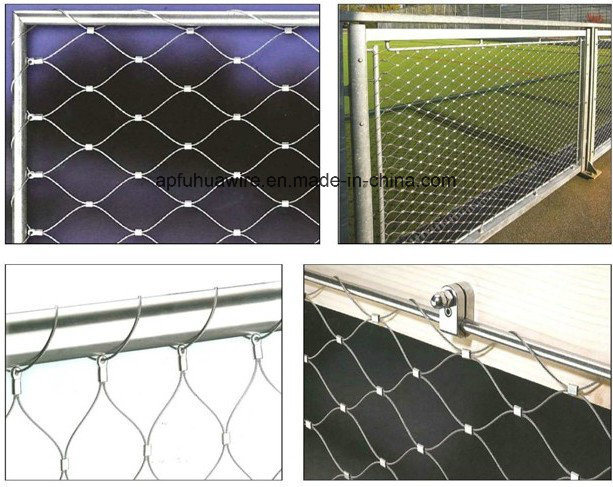 Hand Woven Stainless Steel Rope Mesh for Zoo