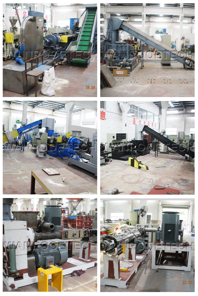 Pnhs Plastic Waste Film Recycling Pelletizing Extrusion Production Machine