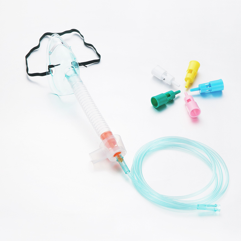 Medical Grade PVC Disposable Adjustable Venturi Oxygen Mask