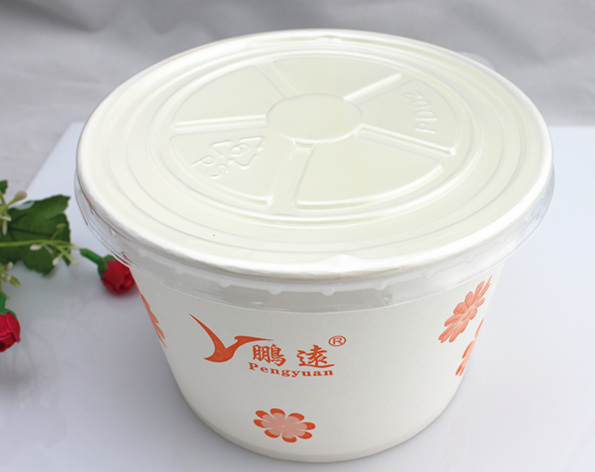 680ml Disposable Custom PE Coated Yogurt Paper Cup Bowls