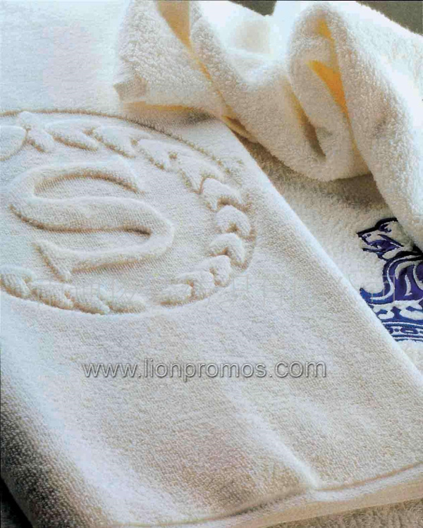 100% Cotton Logo Jacquard Hotel Bath Towel Beach Towel