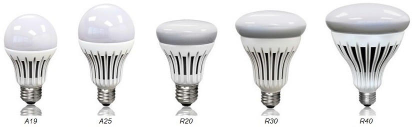 High Voltage Energy Star Dimmable R40 LED Light Bulb