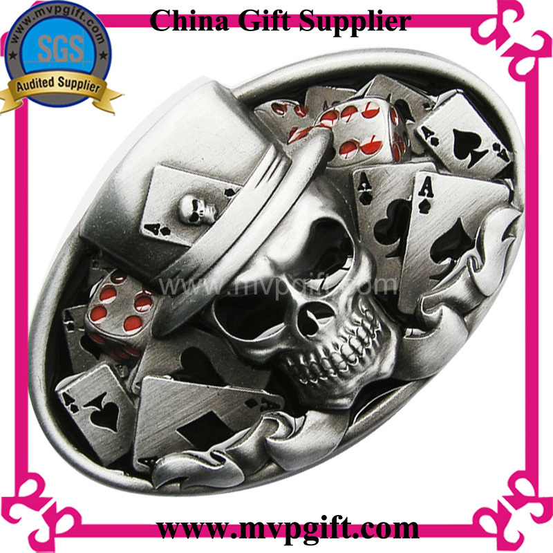 Metal Belt Buckle with 3D Logo