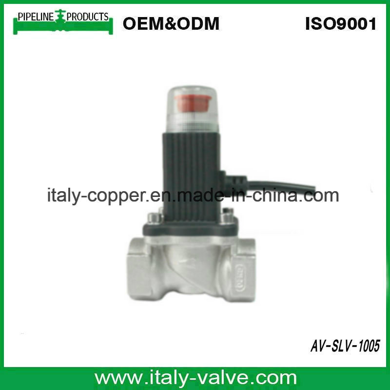 Ce Approved 100% Tested Lower Pressure Zinc Alloy Solenoid Air Valve